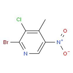 2-Bromo-3-chloro-4-methyl-5-nitropyridine picture