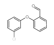 2-(3-CHLOROPHENOXY)BENZENECARBALDEHYDE structure