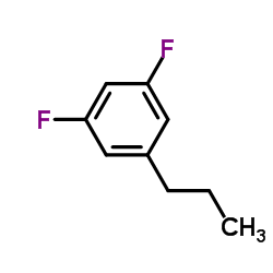 1,3-二氟-5-丙基苯结构式