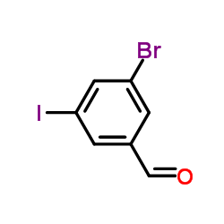 3-Bromo-5-iodobenzaldehyde structure