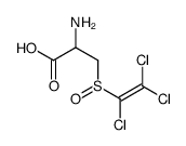 (2R)-2-amino-3-[(S)-1,2,2-trichloroethenylsulfinyl]propanoic acid结构式