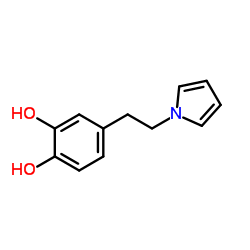 1,2-Benzenediol,4-[2-(1H-pyrrol-1-yl)ethyl]- (9CI) Structure