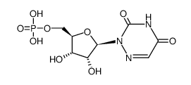 6-aza-uridine 5'-monophosphate结构式