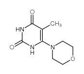 5-METHYL-6-(4-MORPHOLINYL)-2,4(1H,3H)-PYRIMIDINEDIONE structure