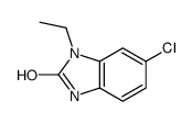 2H-Benzimidazol-2-one,6-chloro-1-ethyl-1,3-dihydro-(9CI) structure