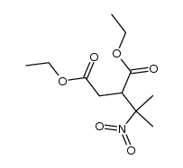 (α-nitro-isopropyl)-succinic acid diethyl ester结构式