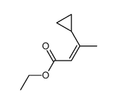 3-cyclopropyl-but-2(Z)-enoic acid ethyl ester结构式