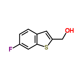 (6-Fluoro-1-benzothiophen-2-yl)methanol结构式