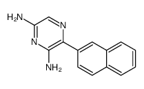 2,6-DIAMINO-3-(2-NAPHTHALENYL)-PYRAZINE结构式