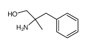 2-amino-2-methyl-3-phenylpropan-1-ol结构式