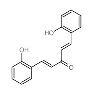 1,4-Pentadien-3-one,1,5-bis(2-hydroxyphenyl)- Structure