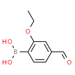 (2-Ethoxy-4-formylphenyl)boronic acid Structure