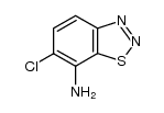 7-amino-6-chloro-1,2,3-benzothiadiazole结构式
