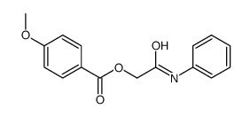 (2-anilino-2-oxoethyl) 4-methoxybenzoate Structure