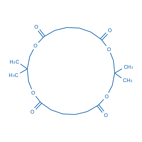 3,3,14,14-Tetramethyl-1,5,12,16-tetraoxacyclodocosane-6,11,17,22-tetraone图片