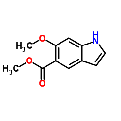 Methyl 6-methoxy-1H-indole-5-carboxylate structure