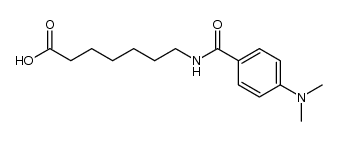 7-(4-(dimethylamino)benzamido)heptanoic acid Structure