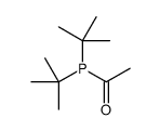 Acetylbis(1,1-dimethylethyl)phosphine Structure