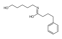 N-(5-hydroxypentyl)-4-phenylbutanamide结构式