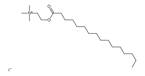 2-hexadecanoyloxyethyl(trimethyl)azanium,iodide Structure