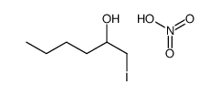 1-iodohexan-2-ol,nitric acid结构式