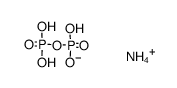 Diphosphoric acid trihydrogen ammonium salt Structure