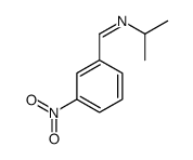 N-[(3-Nitrophenyl)methylene]-2-propanamine Structure