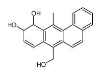 7-(hydroxymethyl)-12-methyl-10,11-dihydrobenzo[a]anthracene-10,11-diol结构式