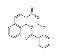 (7-nitroquinolin-8-yl) 2-methoxybenzoate Structure