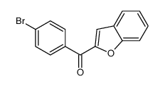 1-benzofuran-2-yl-(4-bromophenyl)methanone Structure