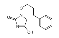 1-(3-phenylpropoxy)imidazolidine-2,4-dione Structure