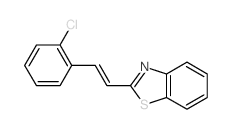Benzothiazole,2-[2-(2-chlorophenyl)ethenyl]-结构式