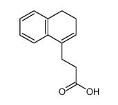 3-(3,4-dihydro-naphthalen-1-yl)-propionic acid Structure