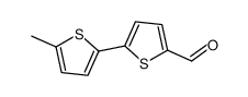 5-(5-methylthiophen-2-yl)thiophene-2-carbaldehyde structure