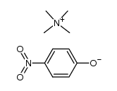 tetramethylammonium 4-nitrophenolate结构式