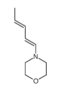 Morpholine,4-(1,3-pentadienyl)- (8CI,9CI)结构式