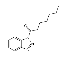 1H-1,2,3-benzotriazol-1-yl(n-hexyl)methanone结构式