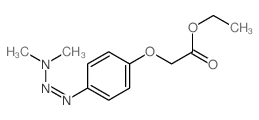 ethyl 2-(4-dimethylaminodiazenylphenoxy)acetate结构式