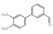 3',4'-dimethyl-biphenyl-3-carbaldehyde Structure