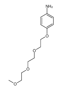 4-[2-[2-(2-methoxyethoxy)ethoxy]ethoxy]aniline Structure