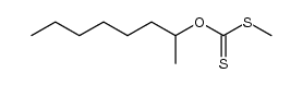 O-(2-octyl)-S-methyl dithiocarbonate结构式