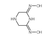 2(3H)-Pyrazinone,4,5-dihydro-6-(hydroxyamino)-, oxime结构式