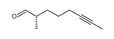 (S)-2-methyl-oct-6-ynal Structure