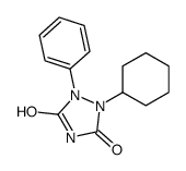 1-cyclohexyl-2-phenyl-1,2,4-triazolidine-3,5-dione Structure