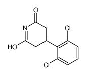 4-(2,6-二氯苯基)哌啶-2,6-二酮结构式