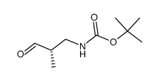 Carbamic acid, [(2S)-2-methyl-3-oxopropyl]-, 1,1-dimethylethyl ester (9CI) picture