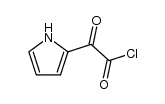 1H-Pyrrole-2-acetyl chloride, alpha-oxo- (9CI) Structure