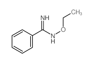 N-ethoxybenzenecarboximidamide结构式