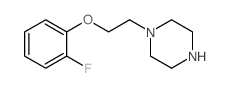1-[2-(2-Fluorophenoxy)ethyl]piperazine Structure