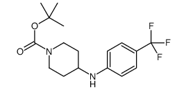 tert-butyl 4-[4-(trifluoromethyl)anilino]piperidine-1-carboxylate Structure